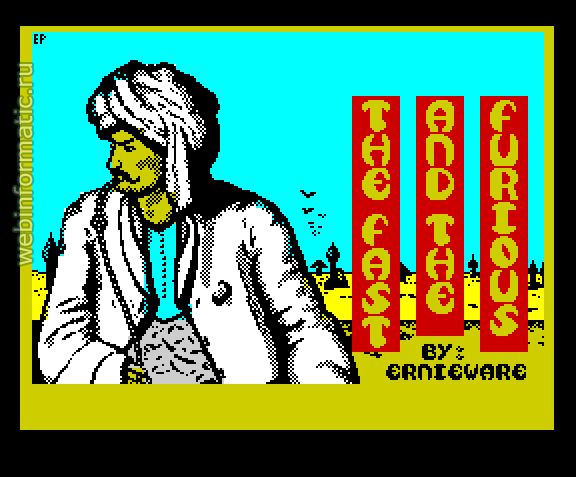 Fast `n` Furious | ZX Spectrum | arcade game | Go!, 1987 play online ������ ������