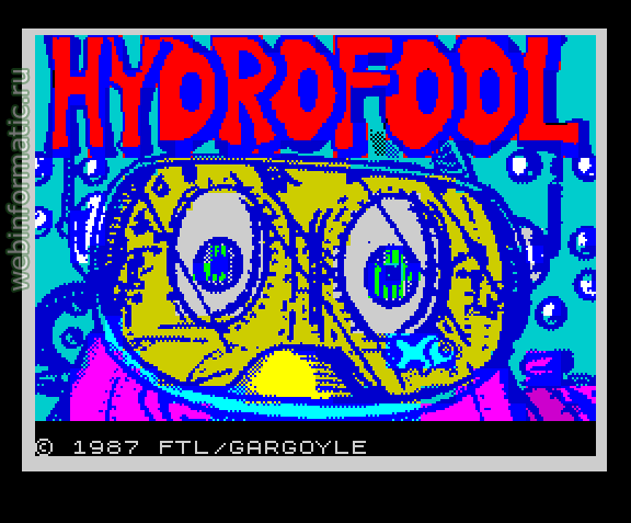 Hydrofool | ZX Spectrum | quest game | Faster Than Light, 1987 play online ������ ������