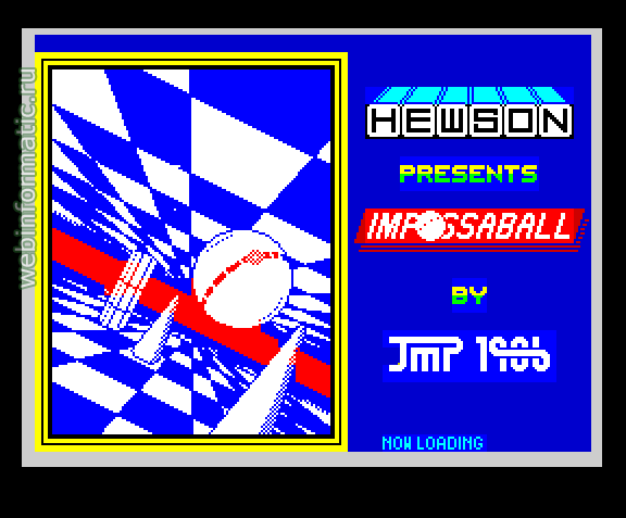 Impossaball | ZX Spectrum | arcade game | Hewson Consultants Ltd, 1987 play online ������ ������
