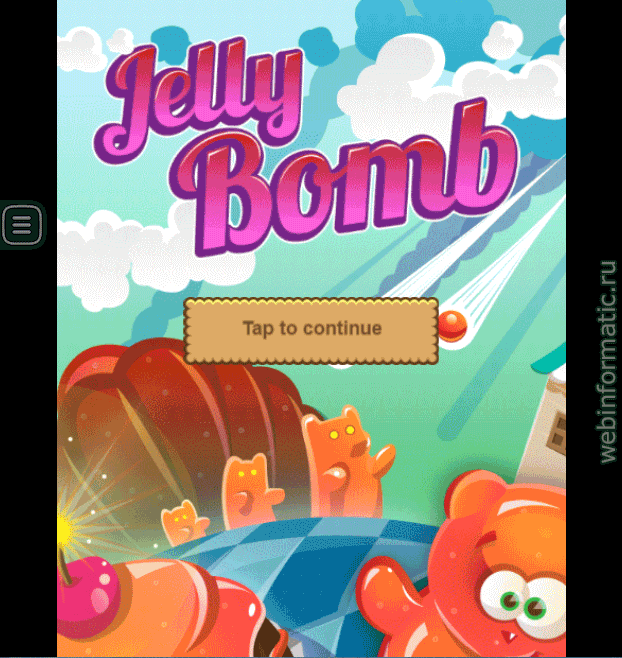 Jelly Bomb | point and click play online  