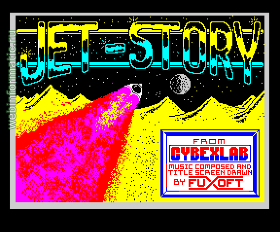 Jet-Story | ZX Spectrum | arcade game | Ultrasoft, 1992 play online ������ ������