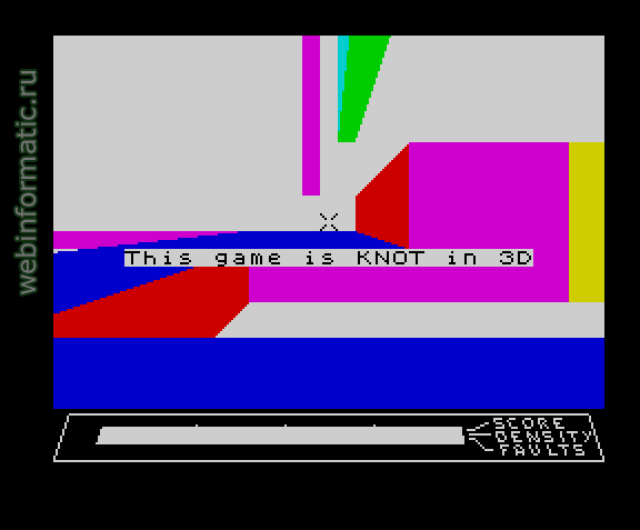 Knot in 3D | ZX Spectrum | arcade game | New Generation Software, 1983 play online ������ ������