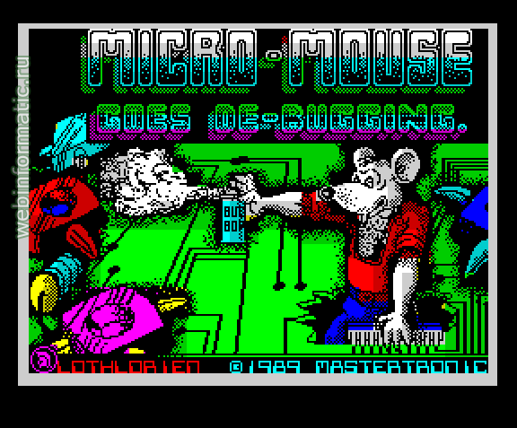 Micro Mouse | ZX Spectrum | maze game | Mastertronic Plus, 1989 play online играть онлайн