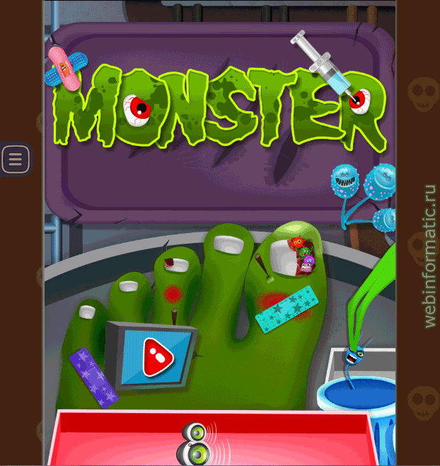 Monster Nail Doctor | doctor play online ������ ������