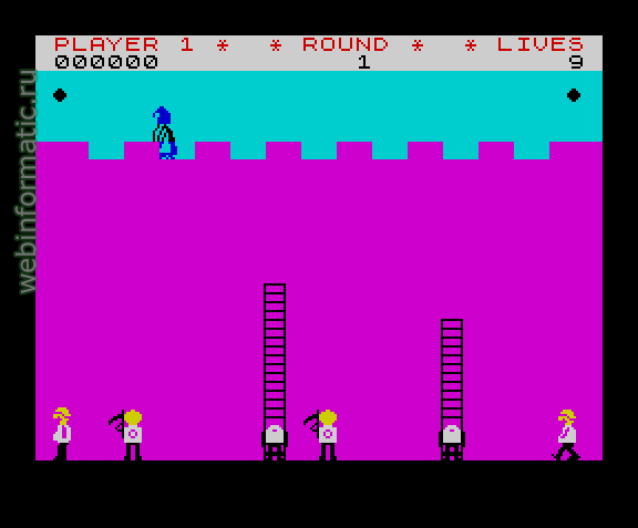 Orc Attack | ZX Spectrum | arcade game | Creative Sparks, 1984 play online ������ ������