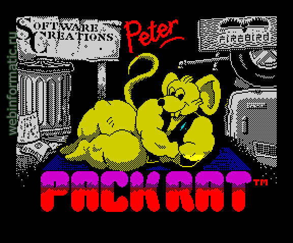 Peter Pack Rat | ZX Spectrum | arcade game | Silverbird Software Ltd, 1989 play online ������ ������