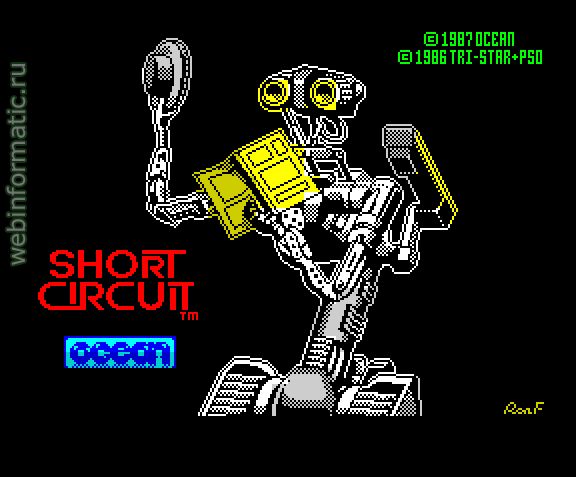 Short Circuit | ZX Spectrum | quest game | Ocean Software Ltd, 1987 play online ������ ������