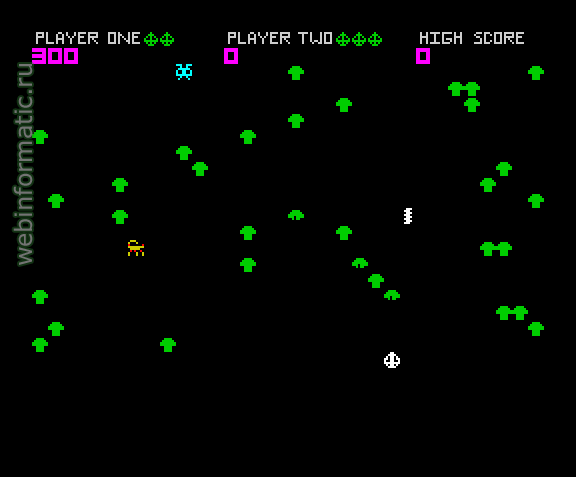 Spectipede | ZX Spectrum | arcade game | , 1983 play online ������ ������