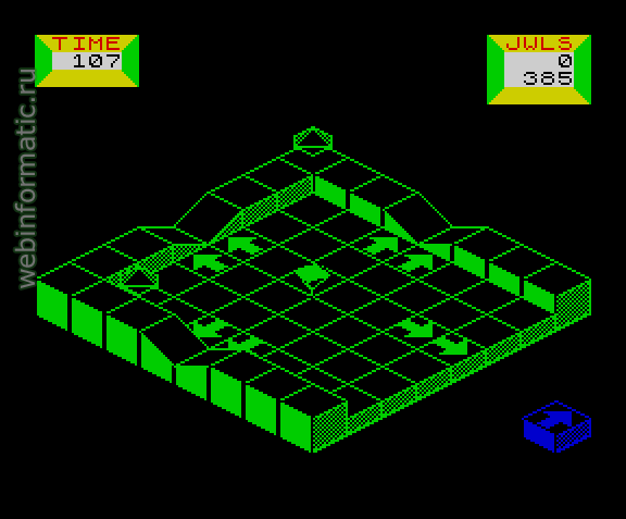 Spindizzy | ZX Spectrum | arcade game | Electric Dreams Software, 1986 play online ������ ������