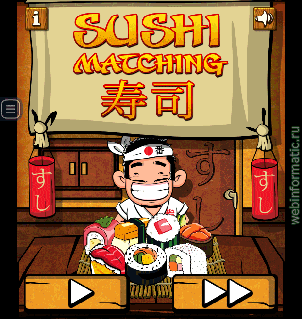 Sushi Matching | match 3 play online ������ ������