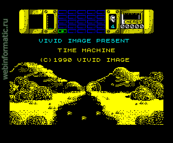 Time Machine | ZX Spectrum | quest game | Activision Inc, 1990 play online ������ ������